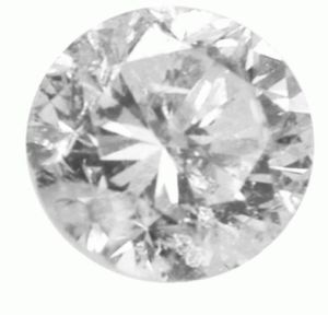 1.50 CT I2/I3 Round White Diamond Loose Gemstone