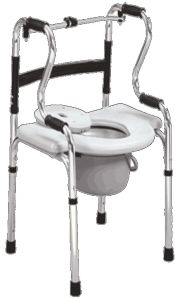 Nasonta 5 IN 1 Folding Walker With Wheels for Rehabilitation