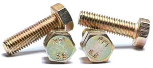 Yellow Plated Bolts