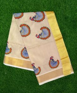 Printed Tissue Set Saree For Women