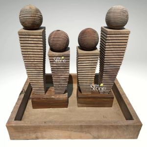 Four Pillar Garden Fountain 4ft