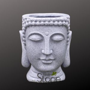 Garden Planter Buddha Head Sculpture 3ft