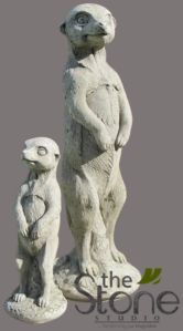 Meerkat Fibre Garden Statue