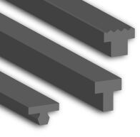 Black T Shaped Rubber Seal, Shape : T-Shaped for Sealing Applications