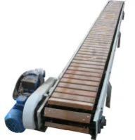 Stainless Steel Slat Conveyor, Color : Silver for Industrial Conveying