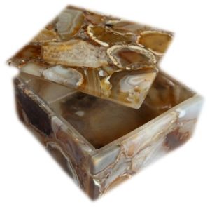 Natural Agate Box