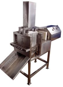 Stainless Steel Cubing Heavy Duty Machine, Color : Silver