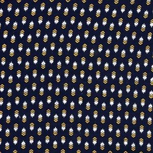 Modal Black Base All Over Print Fabric