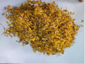 Dried Yellow Marigold Flowers