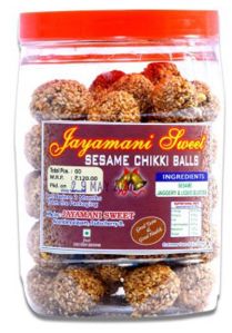 White Sesame Balls PET Jar