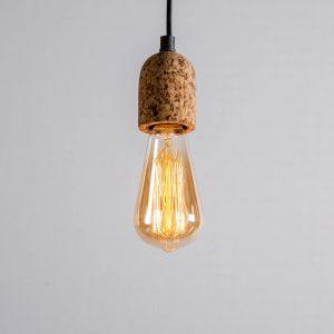 Cork Bulb Holder (Dark)