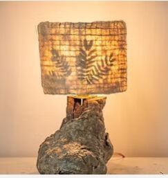 Table Lamp with Half Hood