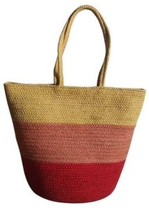 Sunset Cotton Rope Tote Bag