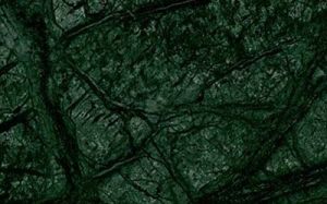 Natural Stone Dark Forest Green Marble for Flooring, Countertops