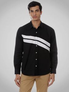 Black Techno Mens Shirt