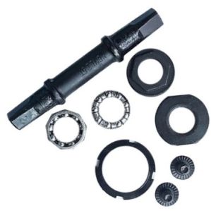 Bicycle Bottom Bracket 128MM, Color : Black