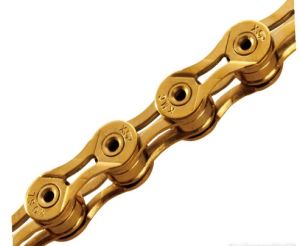 Kmc X9SL TI-N Gold  Bicycle Chain