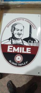 Antique Enamel Board