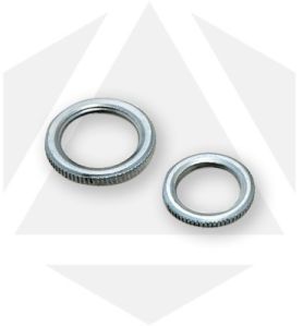 Steel Galvanized Amarex Milled Edge Lock Rings, Color : Silver