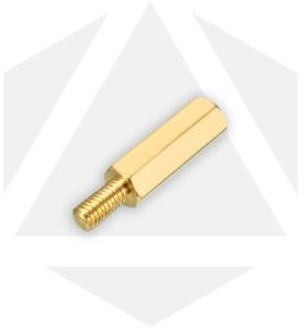 Natural Brass Hex Standoff