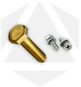 Mild Steel Hex Bolts, Color : Silver for Fastening Applications