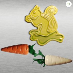 Squirrel Loves Fridge Magnets