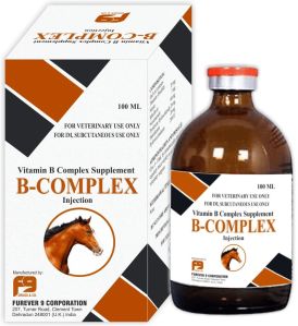 Vitamin B Complex Injection, Form : Liquid for Veterinary