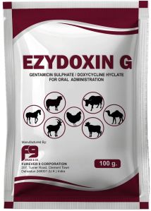 Powder Ezydoxin G Veterinary Medicines, Color : White 100g