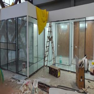 Aluminium Slim Profile for Glass Door, Color : Silver