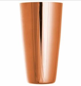 Copper Plated Bar Shaker Glossy 28 OZ