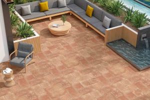 Victoria Cotta Decor Floor Tiles