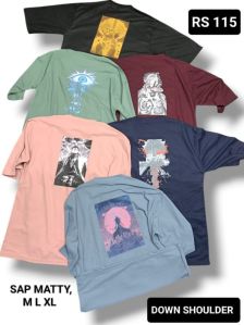 Matty Cotton Drop Shoulder T Shirt