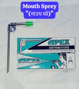 Apex Mouth Spray Atomiser, Color : Silver