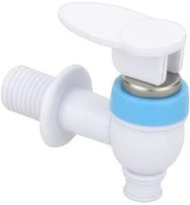Plastic Chrome Plated Dolphin Tap, Color : Sky Blue & White