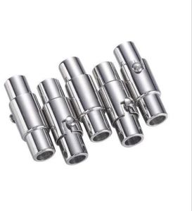 Roshan Metal Stainless Steel Tube Closure, Color : Silver