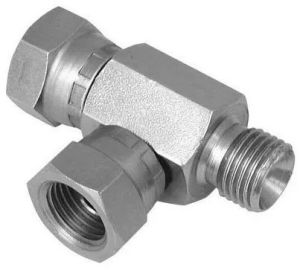 Roshan Metal Stainless Steel Union Tee, Color : Silver