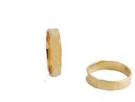 Gold Matt Finish Ring