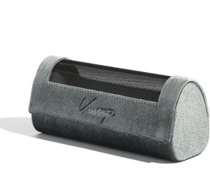 Grey Velvet Netted Case