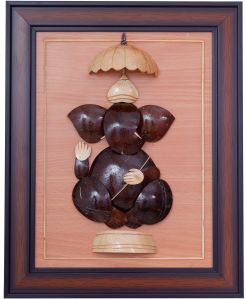 Coconut Shell Vinayagar Wall Hanging
