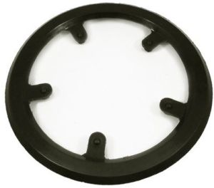 Steel 36 Teeth Chain Guard, Color : Black