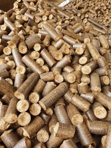 Groundnut Shell Biomass Briquettes