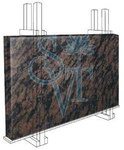 Polished Indian Tiger Skin Granite Slab Standard for Construction