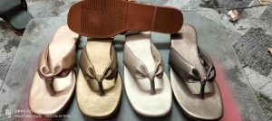 Solid Synthetic Rubber Modern Design Ladies Slipper Open-toe