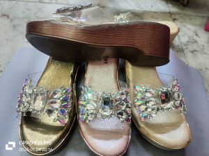 Stylish Transparent Strap Heeled Ladies Sandal