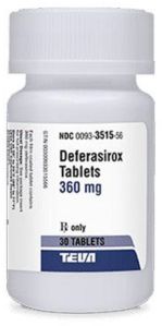Deferasirox 360 Mg Tablets