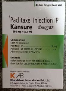 KANSURE260MG Paclitaxel 260mg Injection