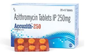 Accuzith 250 Azithromycin Tablets