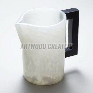 White Resin Pitcher Jug
