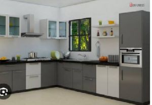 Wood Modular Kitchen