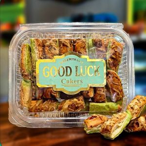 Flour Good Luck Cakers Cheese Straw, Color : Golden Brown for Snack